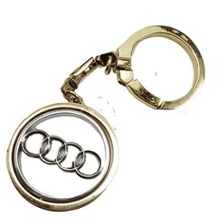 Золотий брелок AUDI, изображение 2