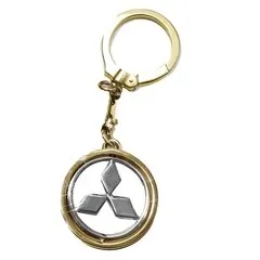 Золотий брелок Mitsubishi