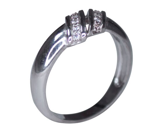 Золотое кольцо с бриллиантами. Артикул IY8124