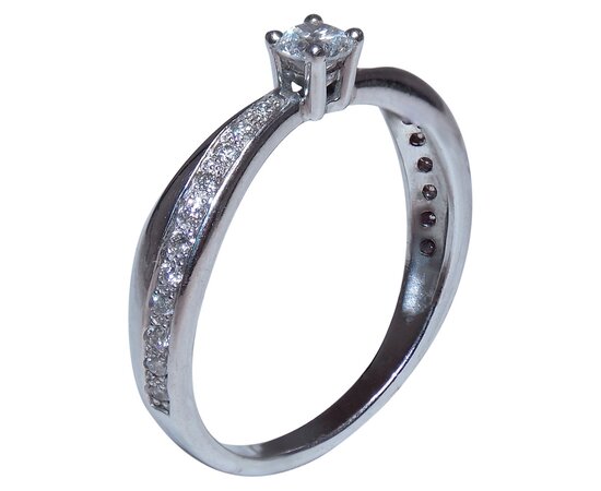 Золотое кольцо с бриллиантами. Артикул K228