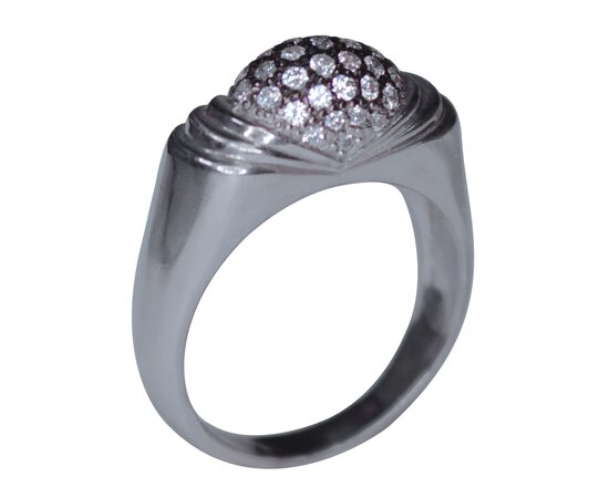 Золотое кольцо с бриллиантами. Артикул GA5492