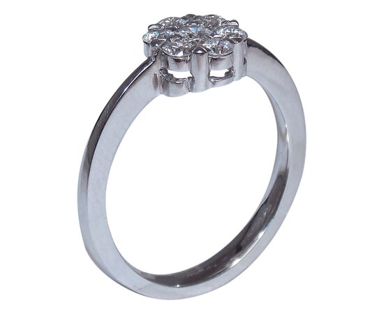 Золотое кольцо с бриллиантами. Артикул ZR2364