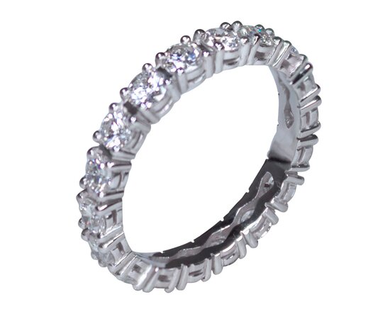 Обручальное кольцо с бриллиантами. Артикул EA4336