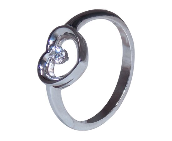 Золотое обручальное кольцо с бриллиантом. Артикул LP5133