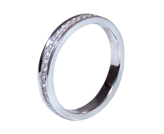 Золотое обручальное кольцо с бриллиантами. Артикул MH3326
