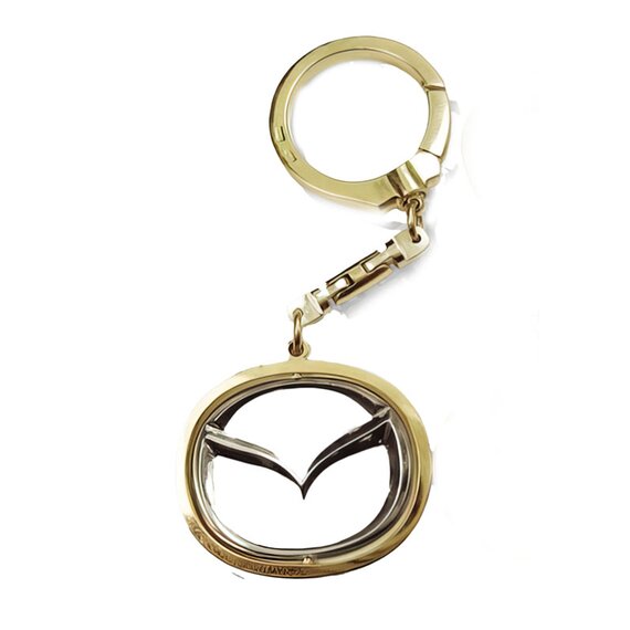 Золотой брелок Mazda. Артикул B19